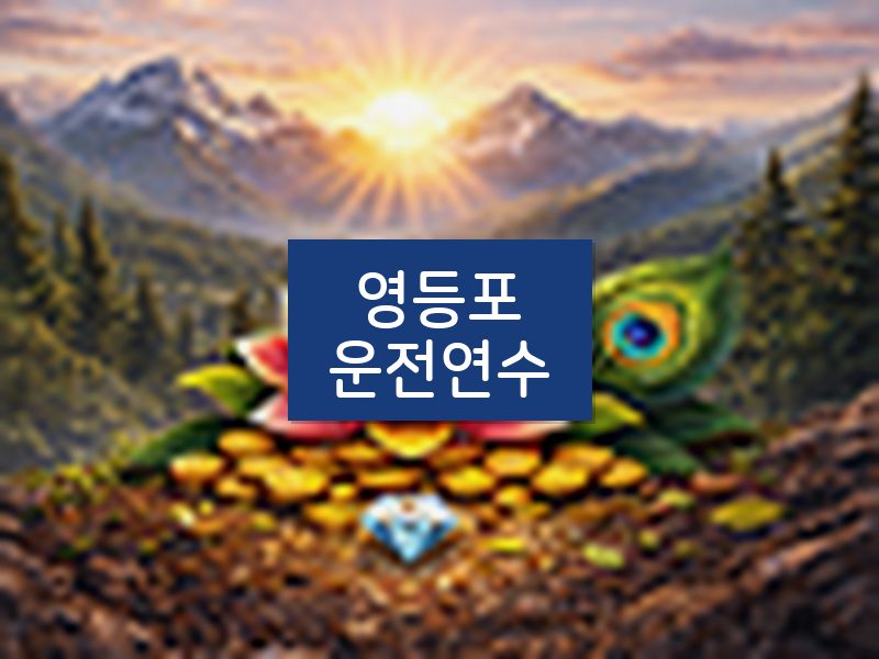 영등포운전연수 후기