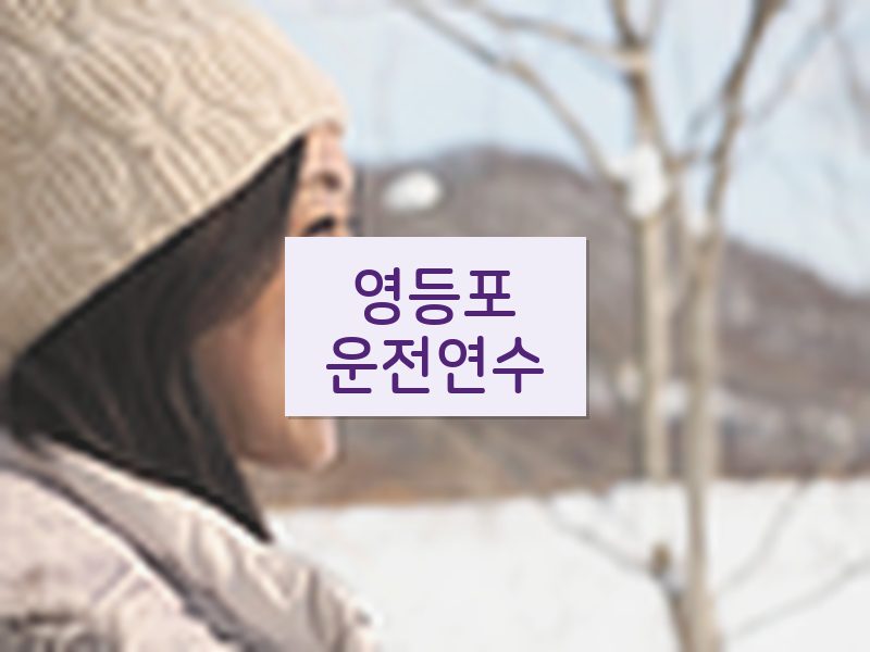 영등포운전연수 후기