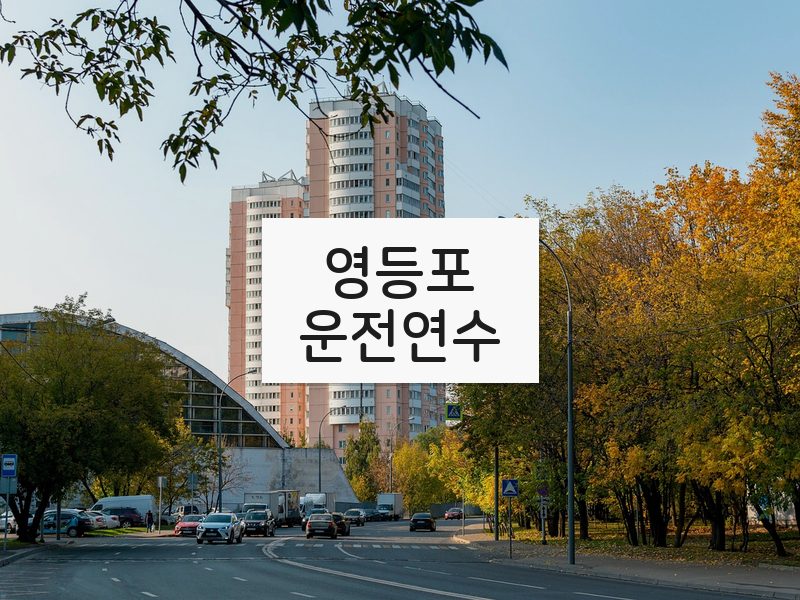 영등포운전연수 후기