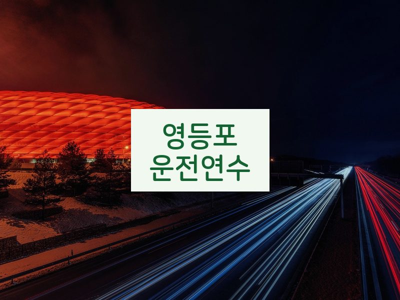 영등포운전연수 후기