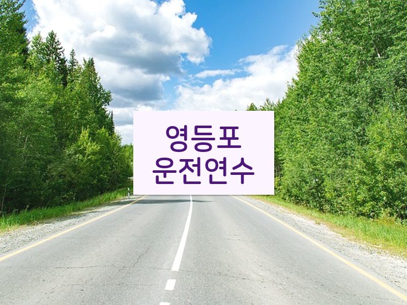 영등포운전연수 후기