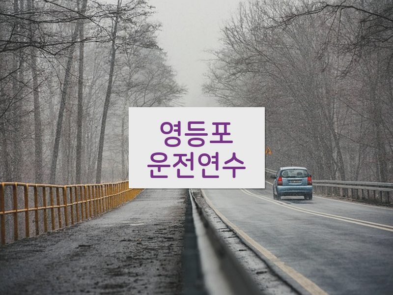 영등포운전연수 후기