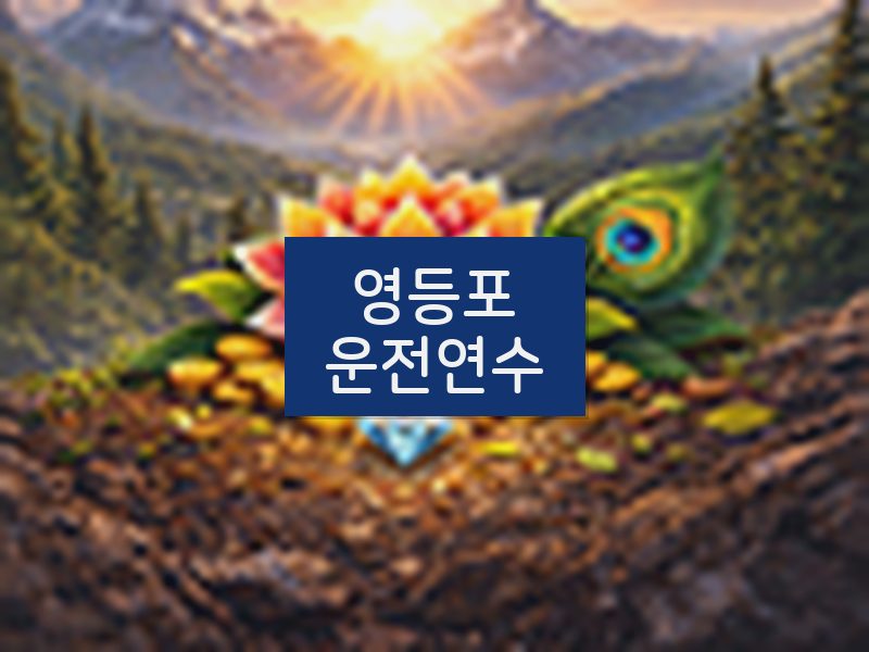영등포운전연수 후기