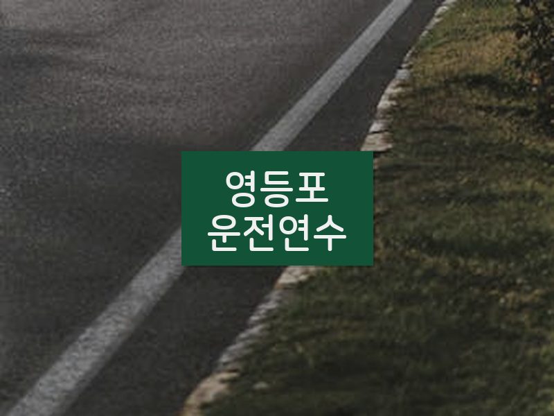 영등포운전연수 후기