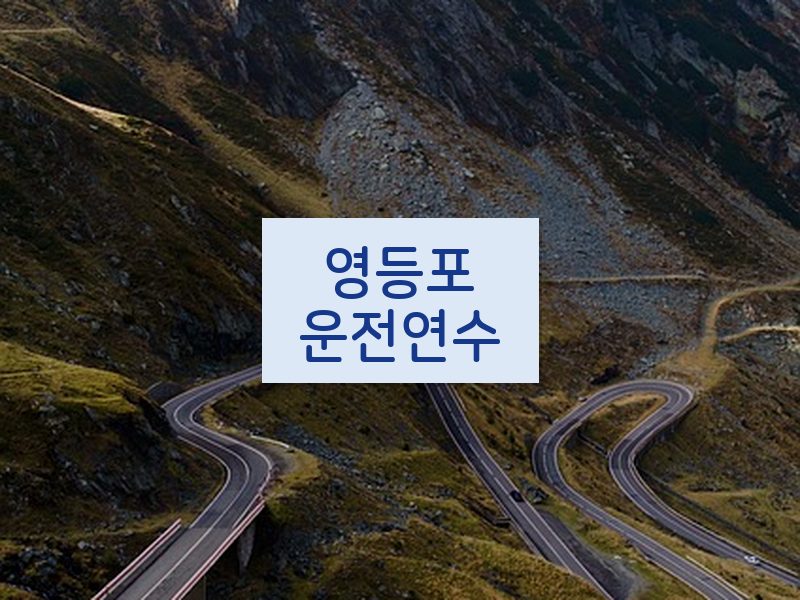 영등포운전연수 후기