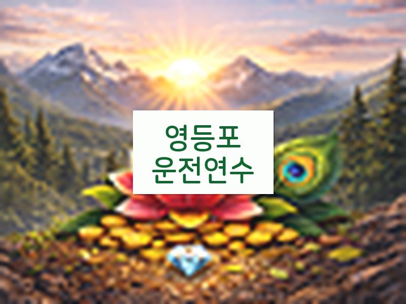 영등포운전연수 후기