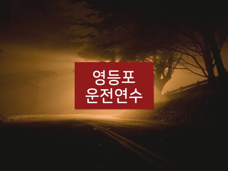 영등포운전연수 후기