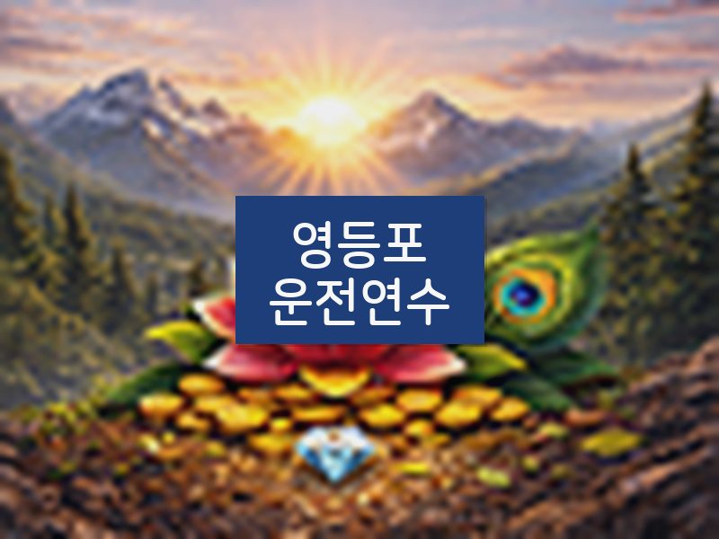 영등포운전연수 후기