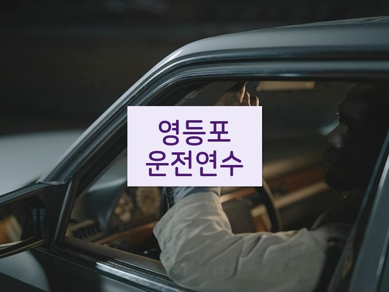 영등포운전연수 후기