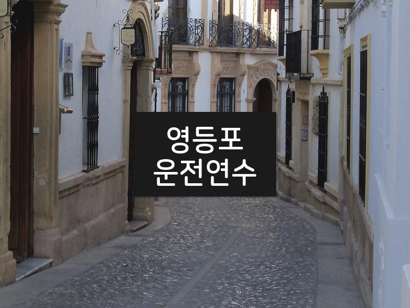 영등포운전연수 후기