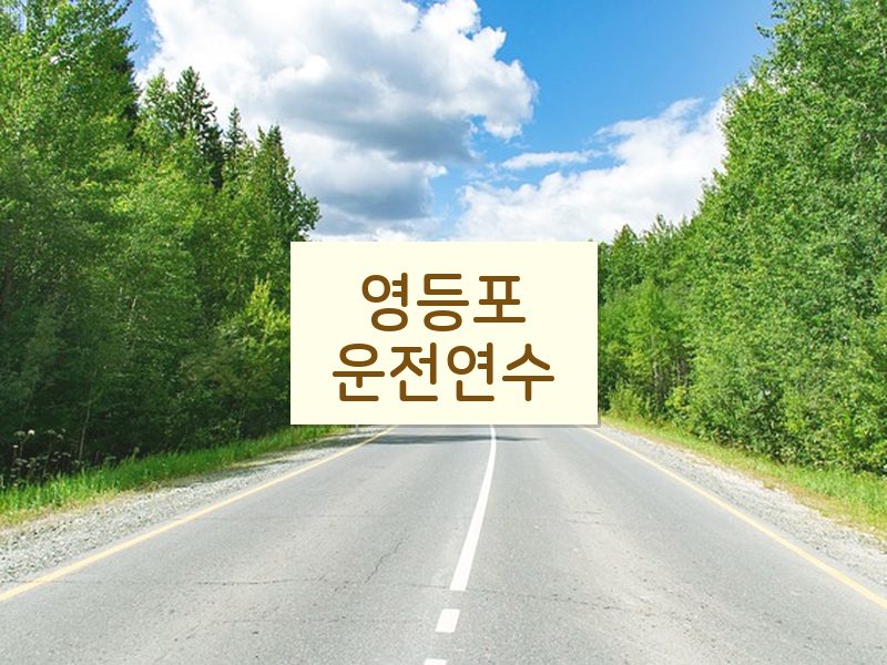 영등포운전연수 후기