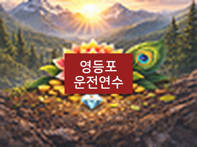 영등포운전연수 후기
