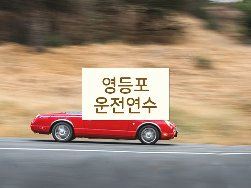 영등포운전연수 후기