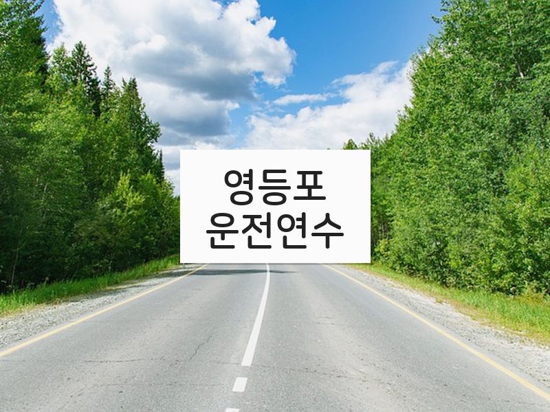 영등포운전연수 후기