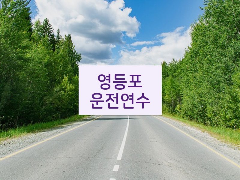영등포운전연수 후기
