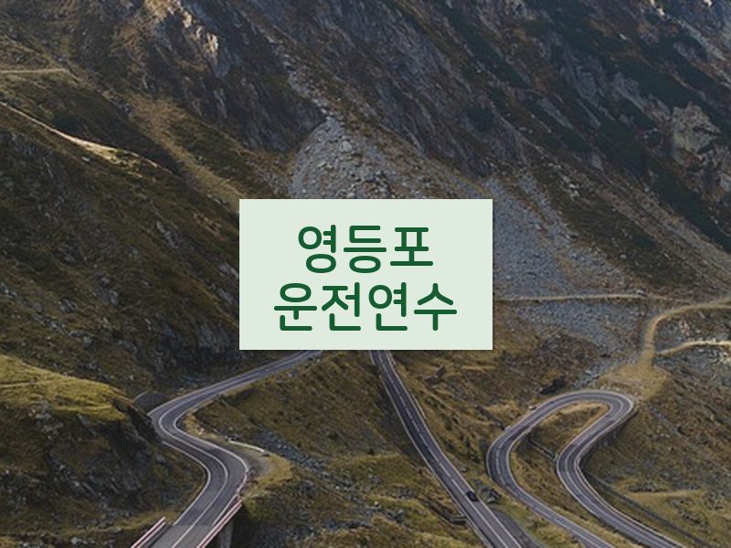 영등포운전연수 후기
