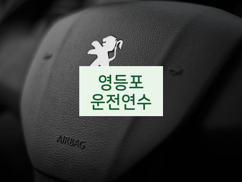 영등포운전연수 후기