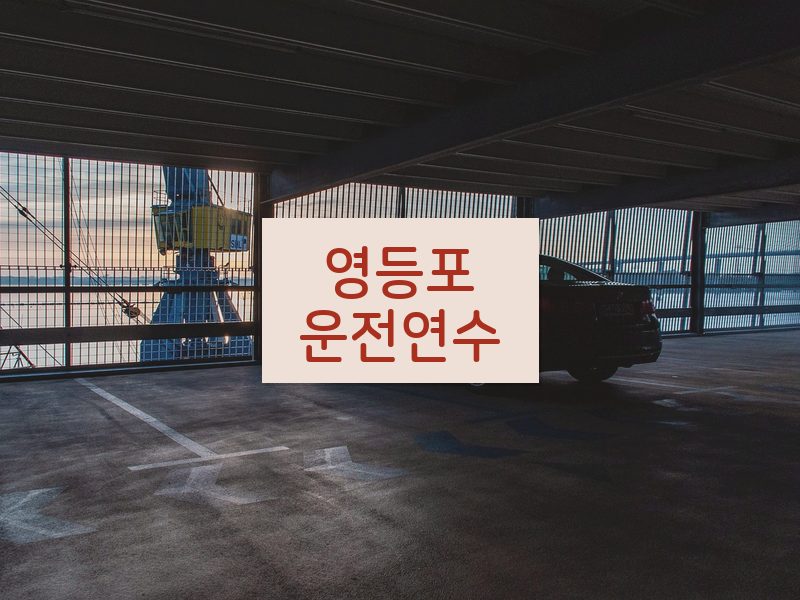 영등포운전연수 후기