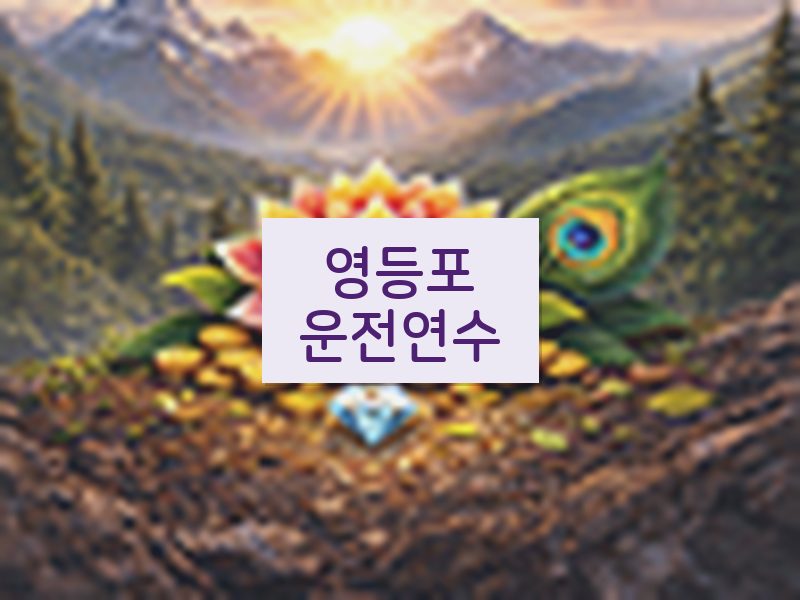 영등포운전연수 후기