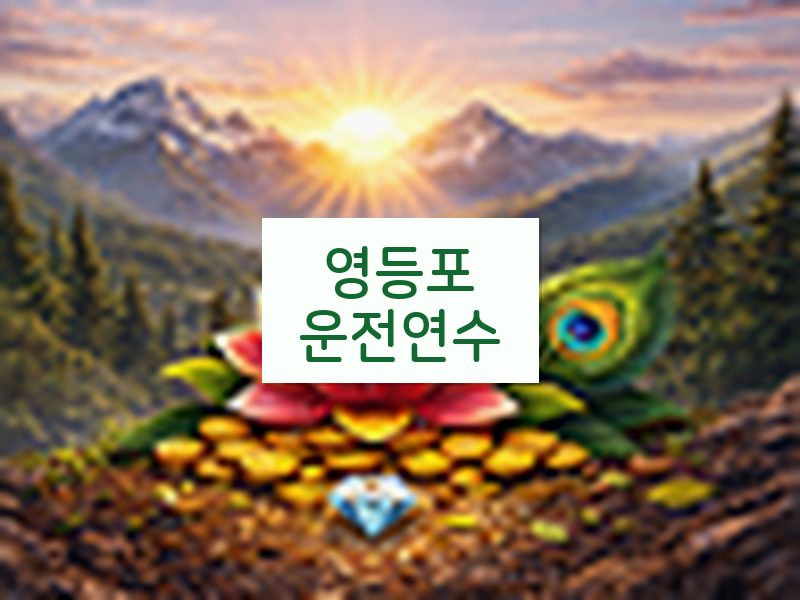 영등포운전연수 후기