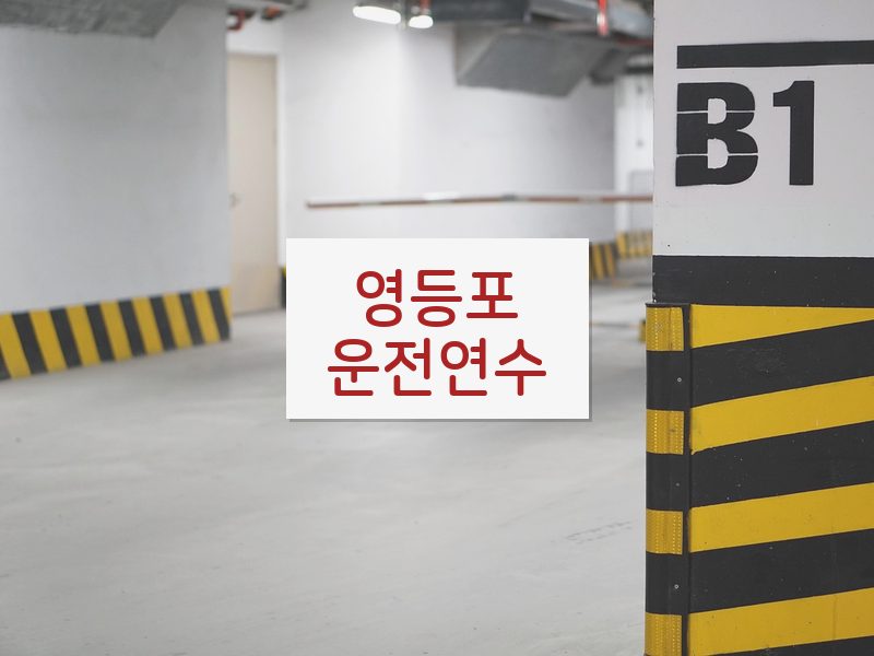 영등포운전연수 후기