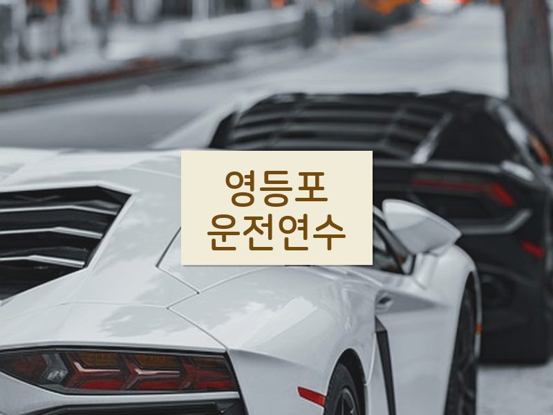 영등포운전연수 후기