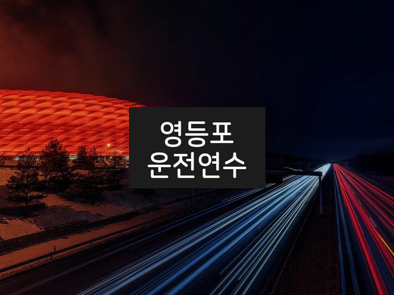 영등포운전연수 후기