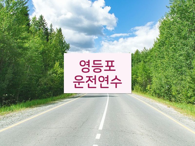 영등포운전연수 후기