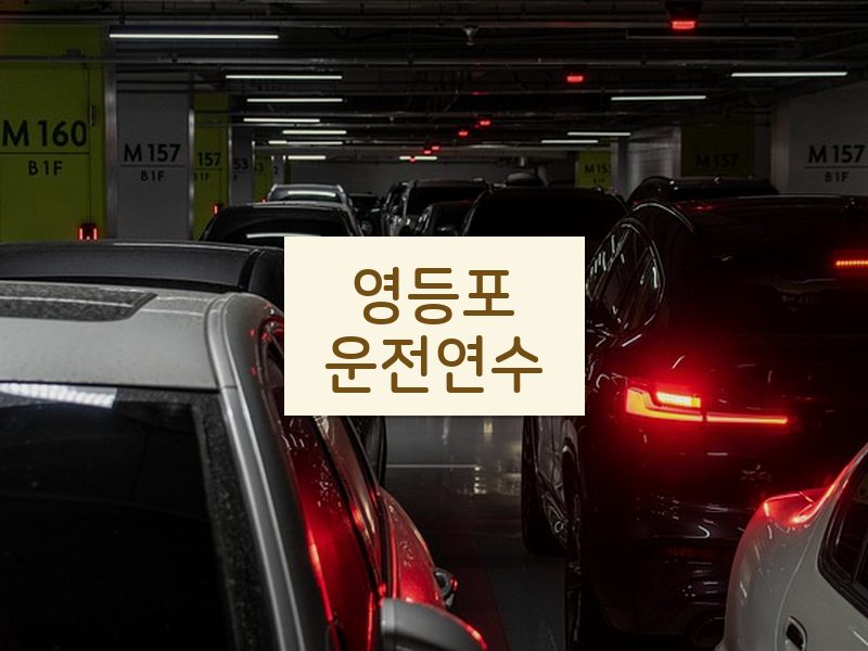 영등포운전연수 후기