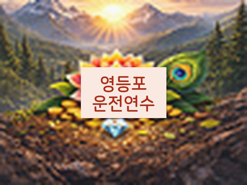 영등포운전연수 후기