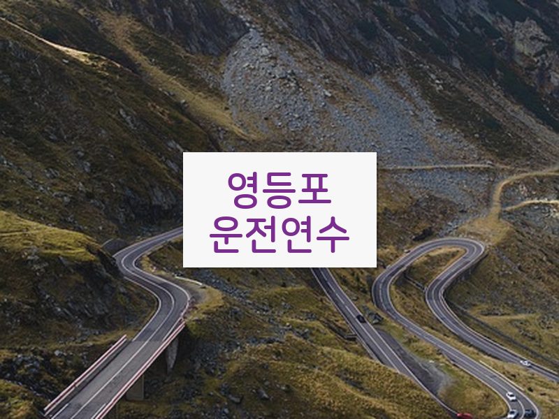 영등포운전연수 후기