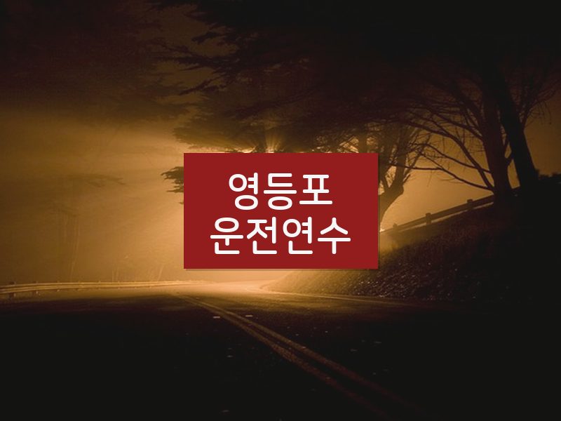 영등포운전연수 후기