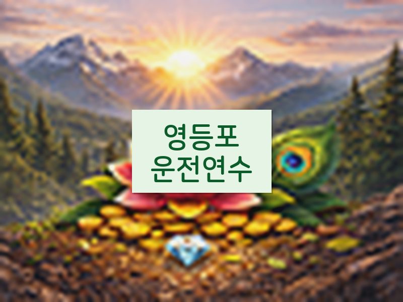 영등포운전연수 후기