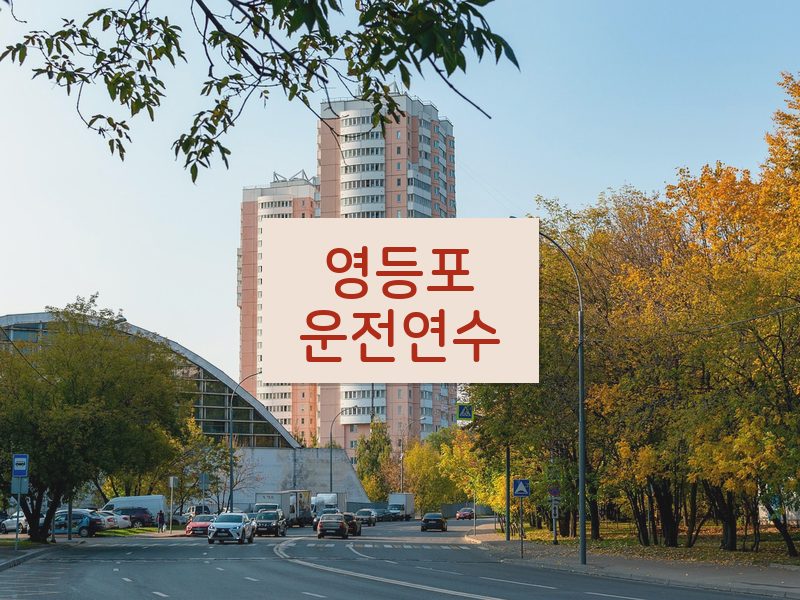 영등포운전연수 후기