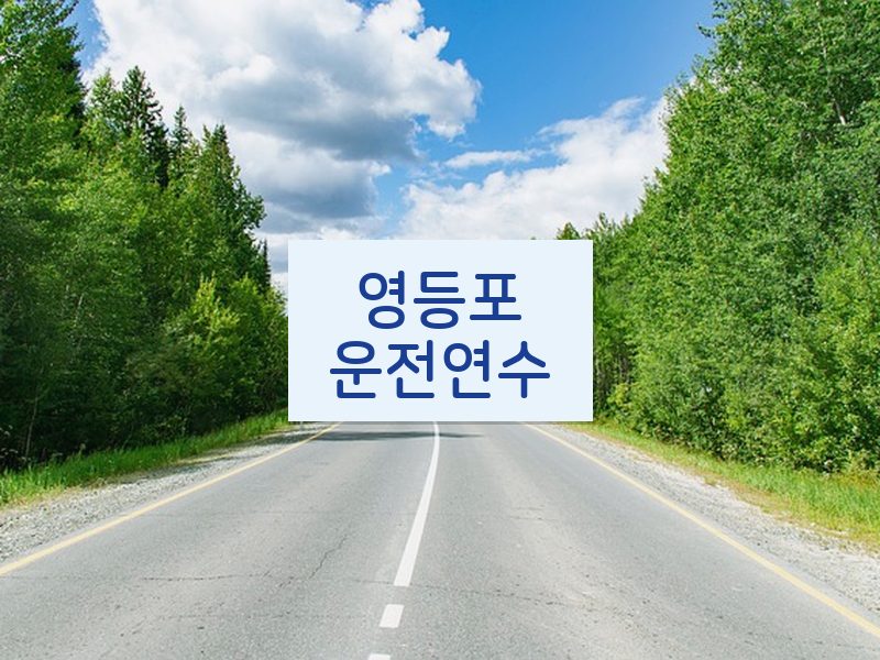 영등포운전연수 후기