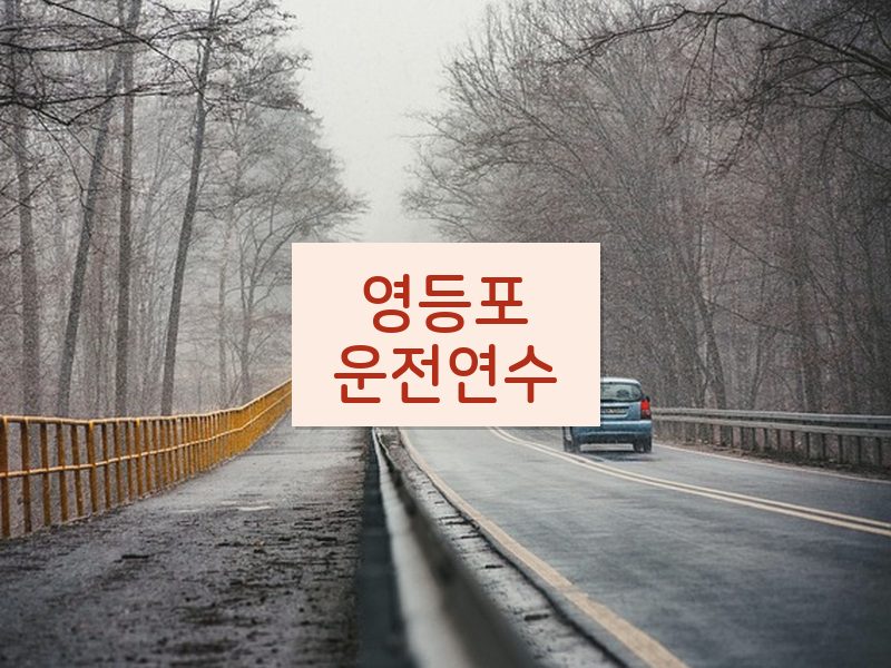 영등포운전연수 후기