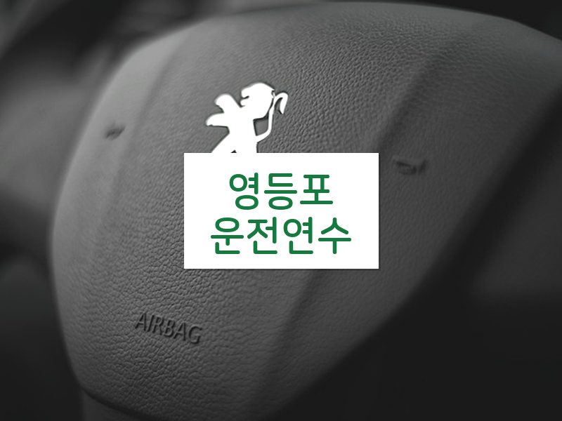 영등포운전연수 후기