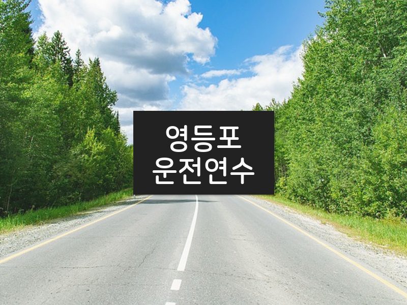 영등포운전연수 후기
