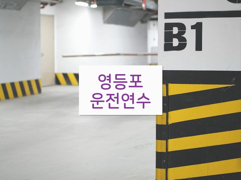 영등포운전연수 후기