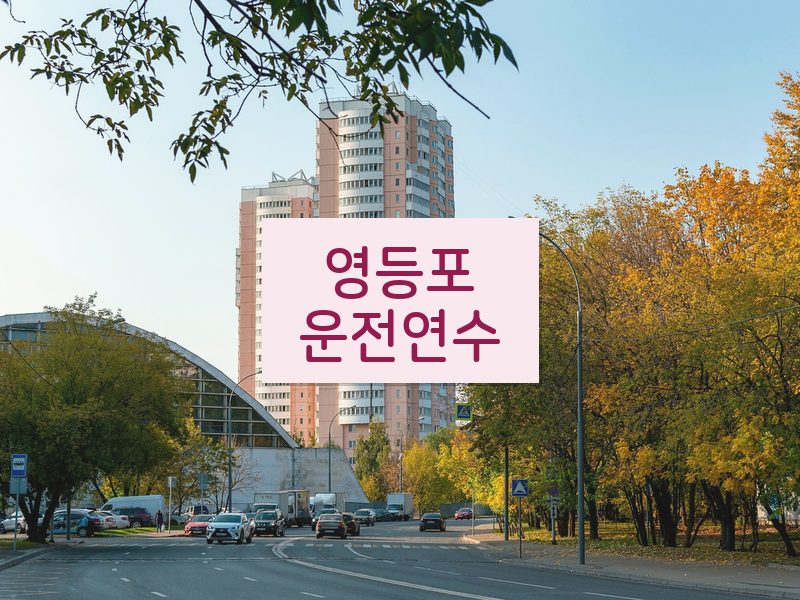 영등포운전연수 후기