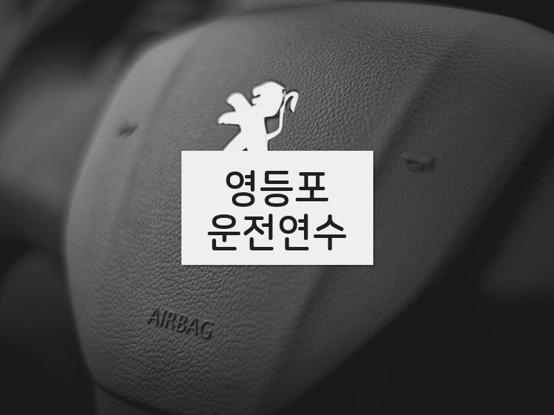 영등포운전연수 후기