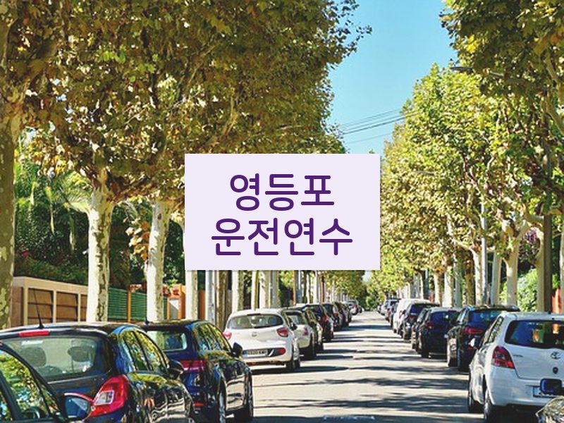 영등포운전연수 후기