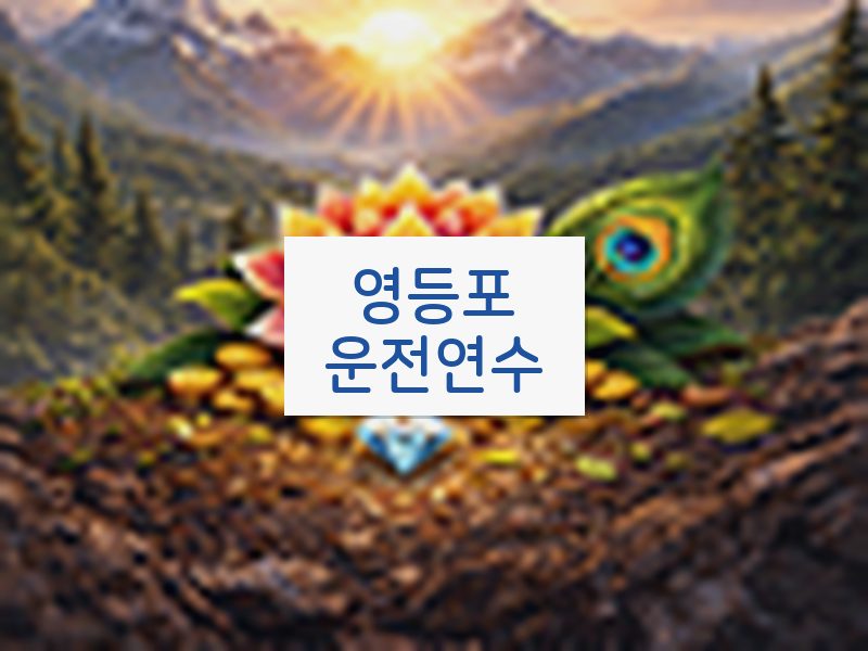 영등포운전연수 후기