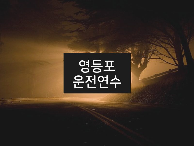 영등포운전연수 후기
