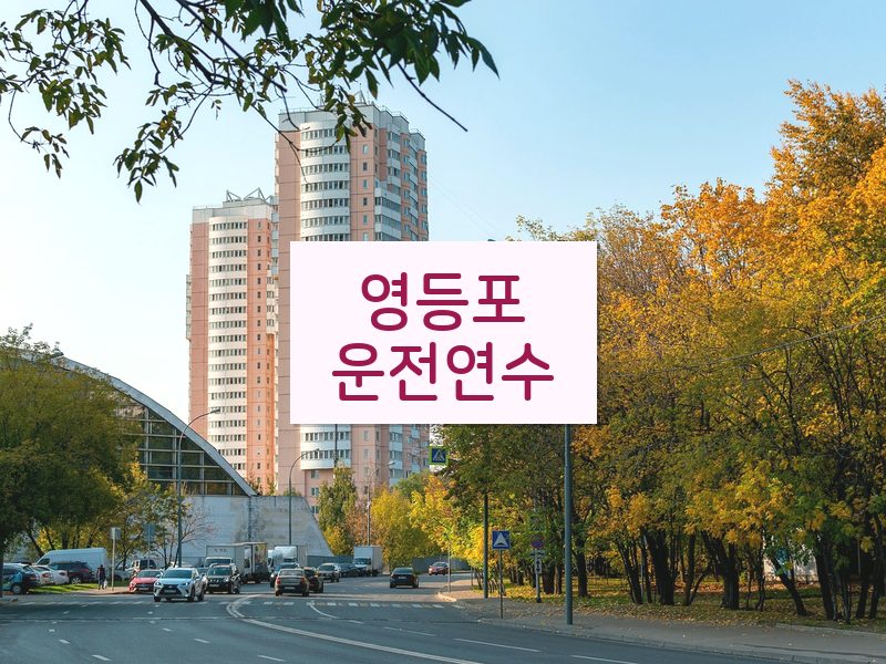영등포운전연수 후기