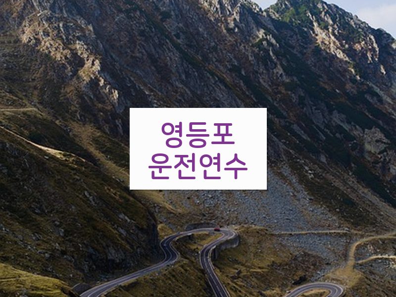 영등포운전연수 후기
