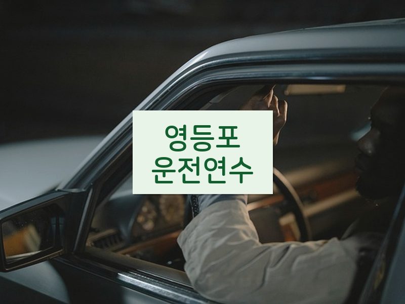 영등포운전연수 후기