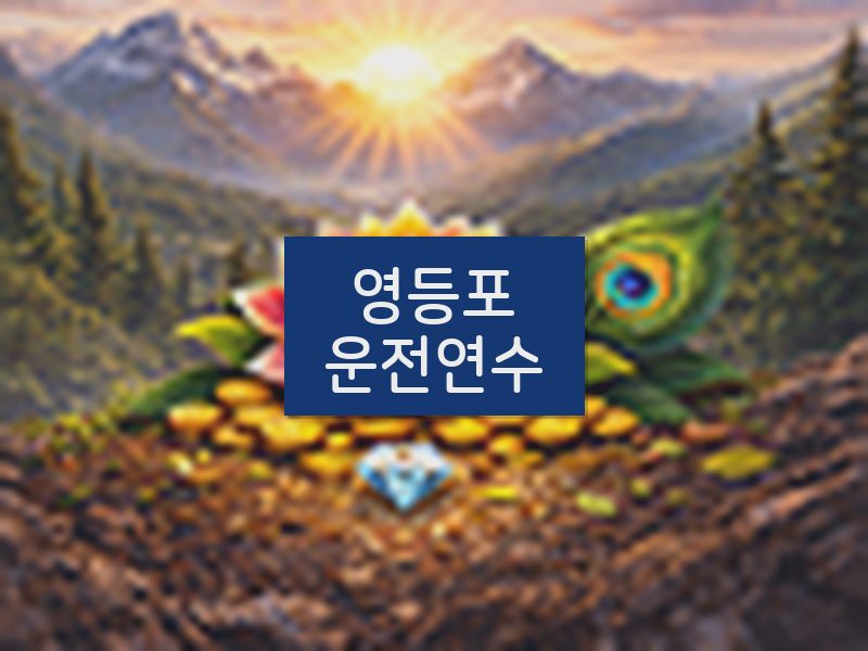 영등포운전연수 후기