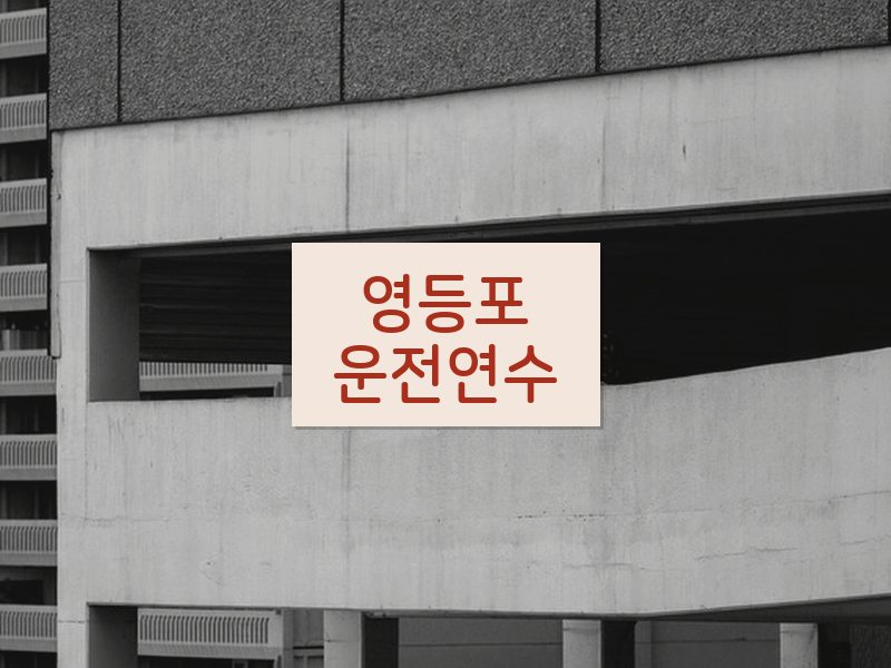 영등포운전연수 후기